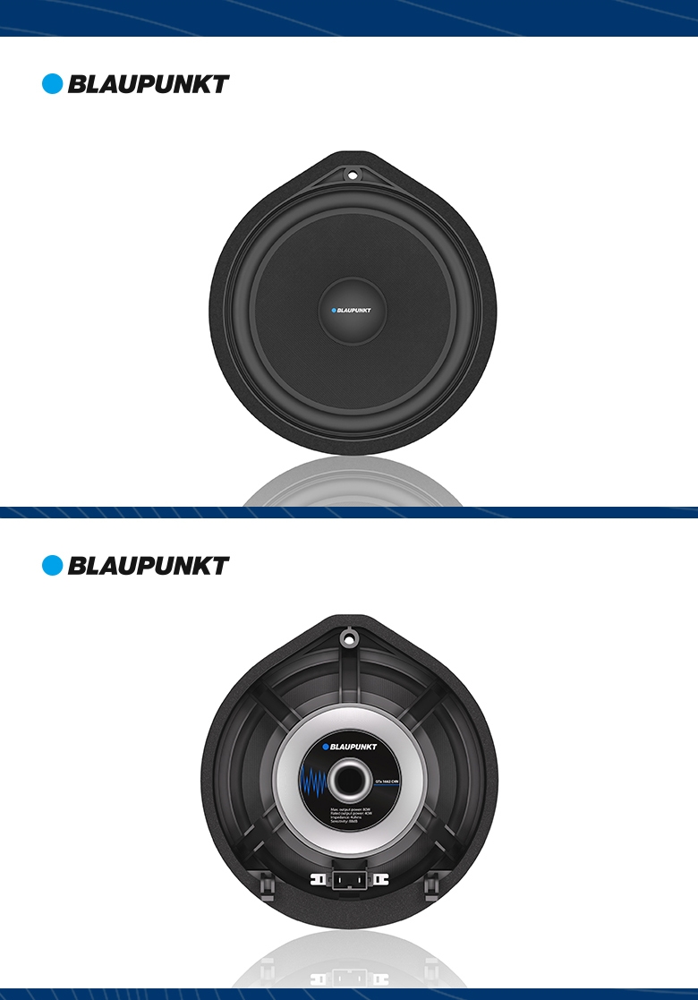 德國（藍寶BLAUPUNKT）GTx 1662 CHN 本田專(zhuān)用兩分頻套裝喇叭